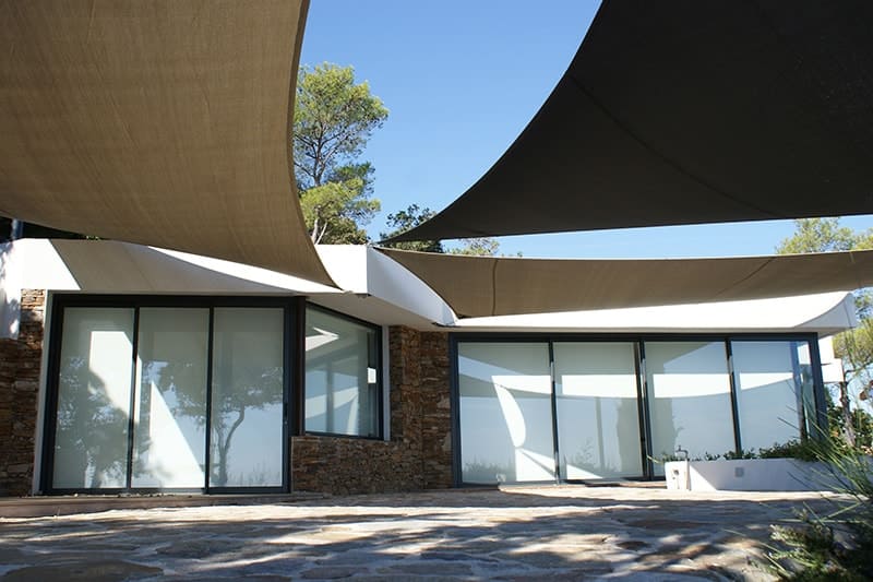 voile d'ombrage pour veranda