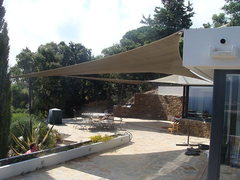 voile d'ombrage pour veranda
