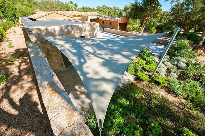 toile d'ombrage pour veranda