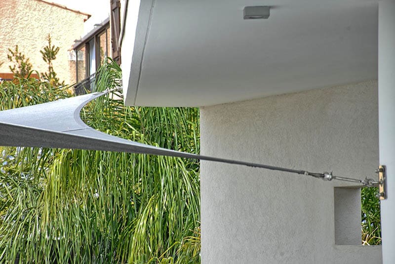 toile d'ombrage extérieur