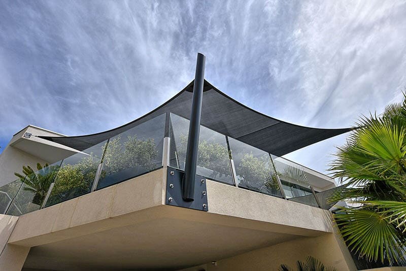 voile d'ombrage sur mesure