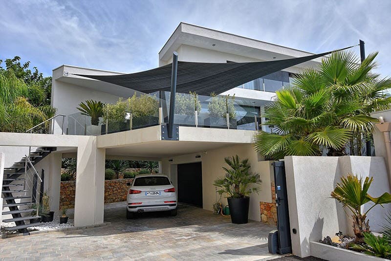 toile d'ombrage pour terrasse