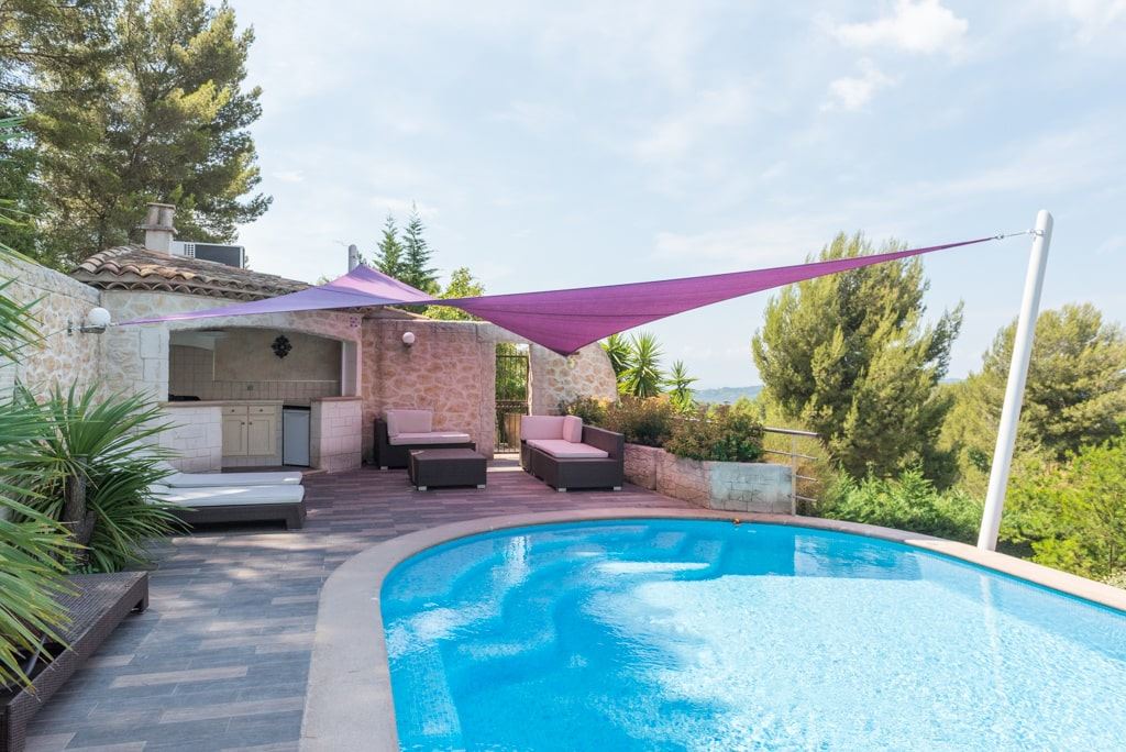 toile d'ombrage extérieur