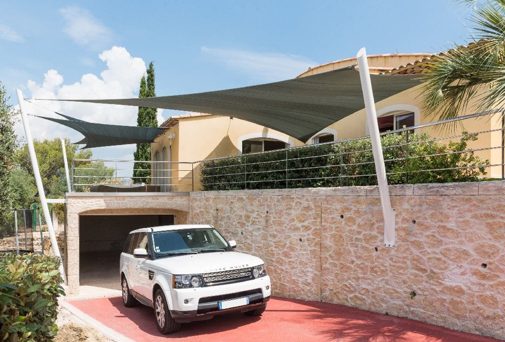 voile d'ombrage pour piscine