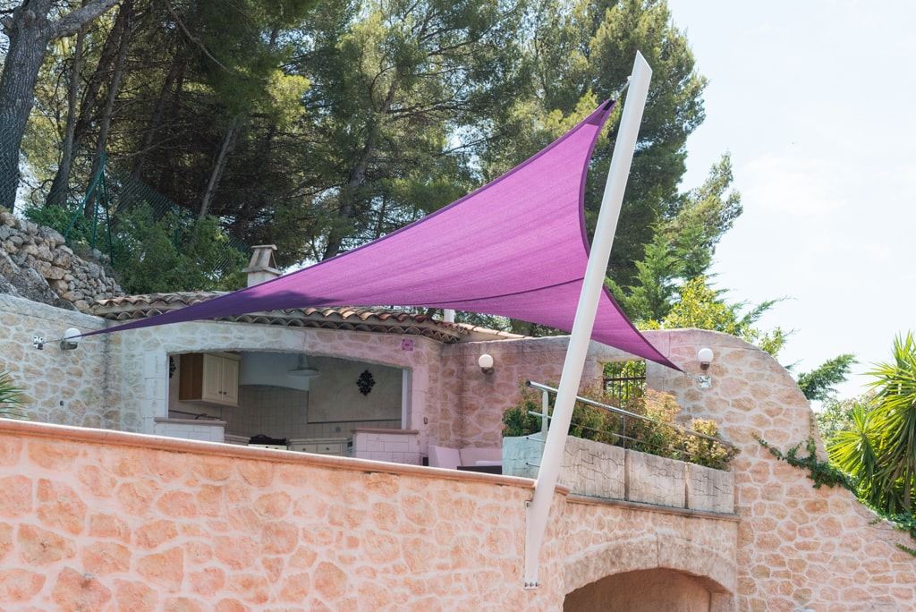voile d'ombrage pour piscine