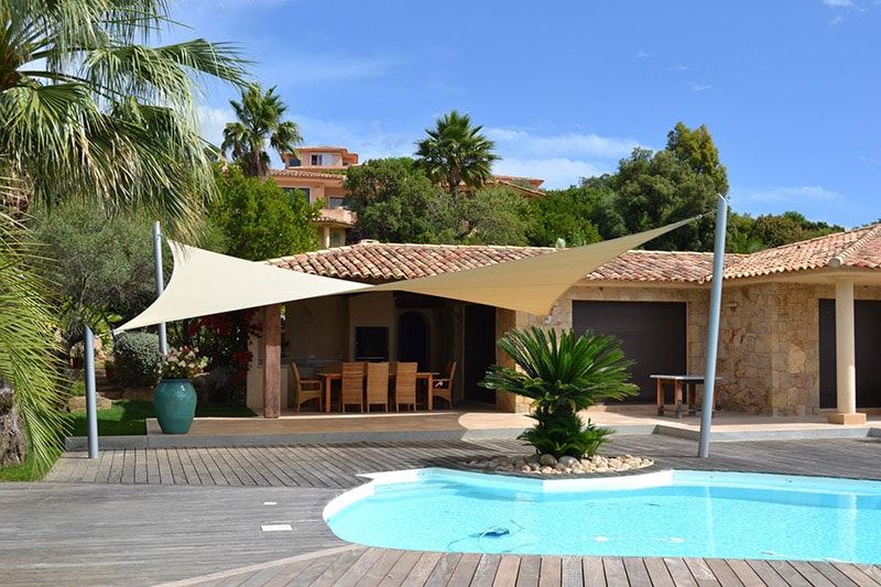 voile d'ombrage sur mesure